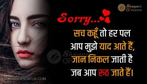 Read more about the article Sorry Shayari Sms – Jab Aap Rooth Jaate Hain